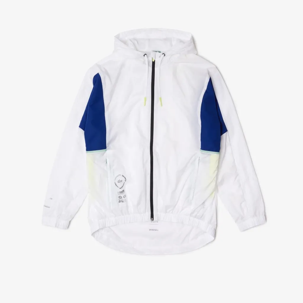 Coats And Jackets*Lacoste Colour-Block Windbreaker Jacket in White