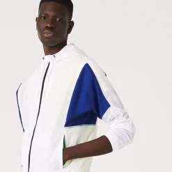 Coats And Jackets*Lacoste Colour-Block Windbreaker Jacket in White
