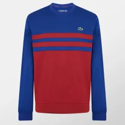 Knitwear*Lacoste Crew Neck Regular Fit Sweatshirt in Blue