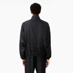 Tracksuits*Lacoste Crocodile Print Aop Mono Track Jacket in Black
