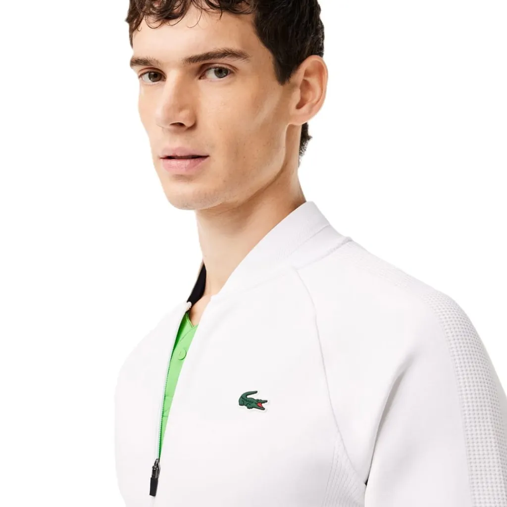 Fitness And Gym Tops*Lacoste Daniil Jacket in White