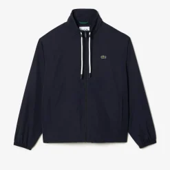 Coats And Jackets*Lacoste Detachable Hood Sportsuit Jacket in Navy