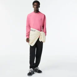 Sweatshirts*Lacoste Double Sided Logo Collar Sweatshirt in Pink