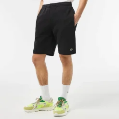 Shorts*Lacoste Fleece Shorts in Black
