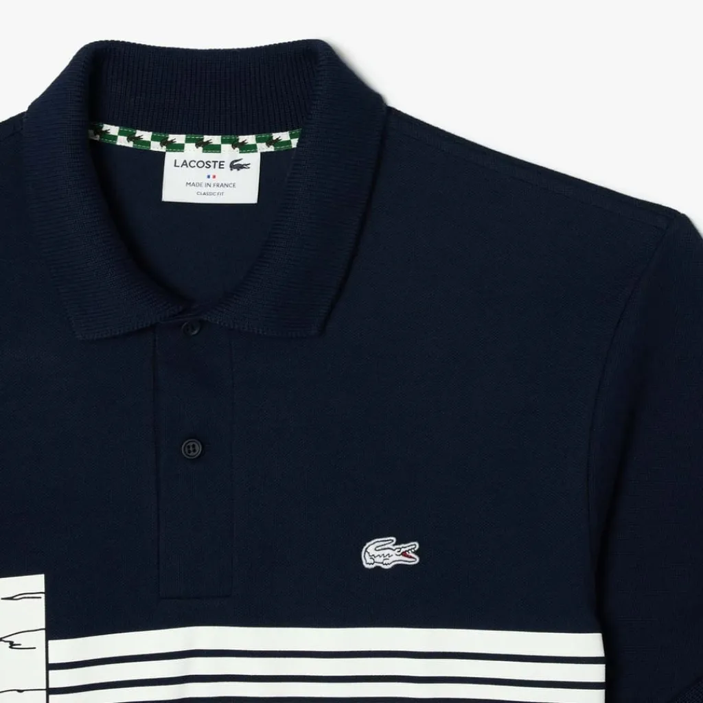 Polo Shirts*Lacoste French Made Classic-Fit Polo Shirt in Blue