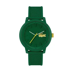 Jewellery-Watches*Lacoste Gents 12.12 Hero Silicone Strap Watch in Green