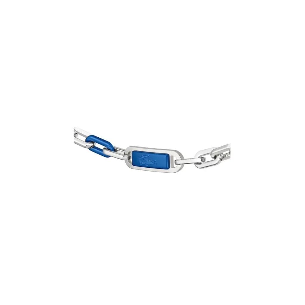 Jewellery-Watches*Lacoste Gents Crew Bracelet in Silver
