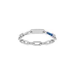 Jewellery-Watches*Lacoste Gents Crew Bracelet in Silver
