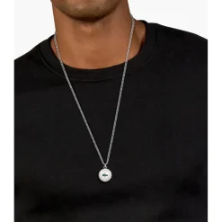 Jewellery-Watches*Lacoste Gents Vigor Necklace in Silver