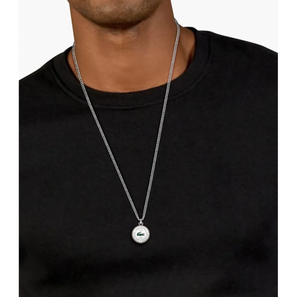 Jewellery-Watches*Lacoste Gents Vigor Necklace in Silver