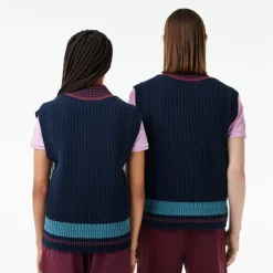 Sweatshirts*Lacoste Heavy Cotton Badge Accent Tennis Sweatshirt in Navy