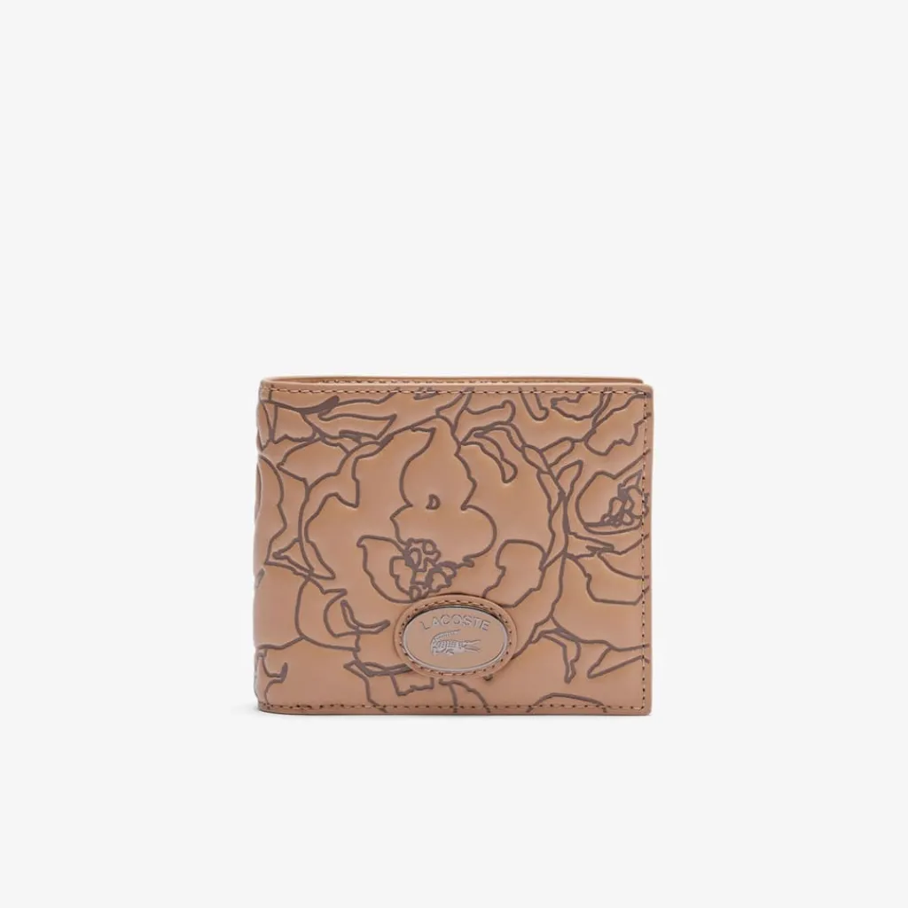 Wallets*Lacoste Holiday Leather Billfold in Brown