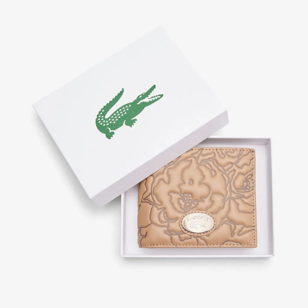 Wallets*Lacoste Holiday Leather Billfold in Brown