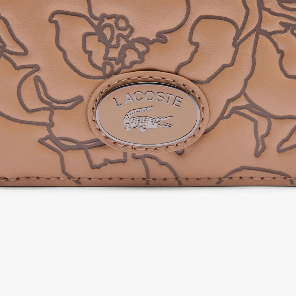 Wallets*Lacoste Holiday Leather Billfold in Brown