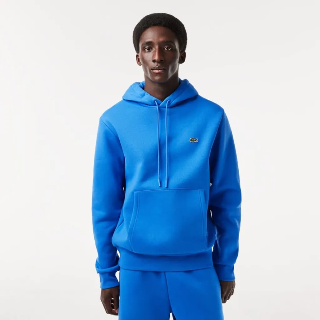 Hoodies*Lacoste Hooded Regular Fit Sweatshirt in Blue