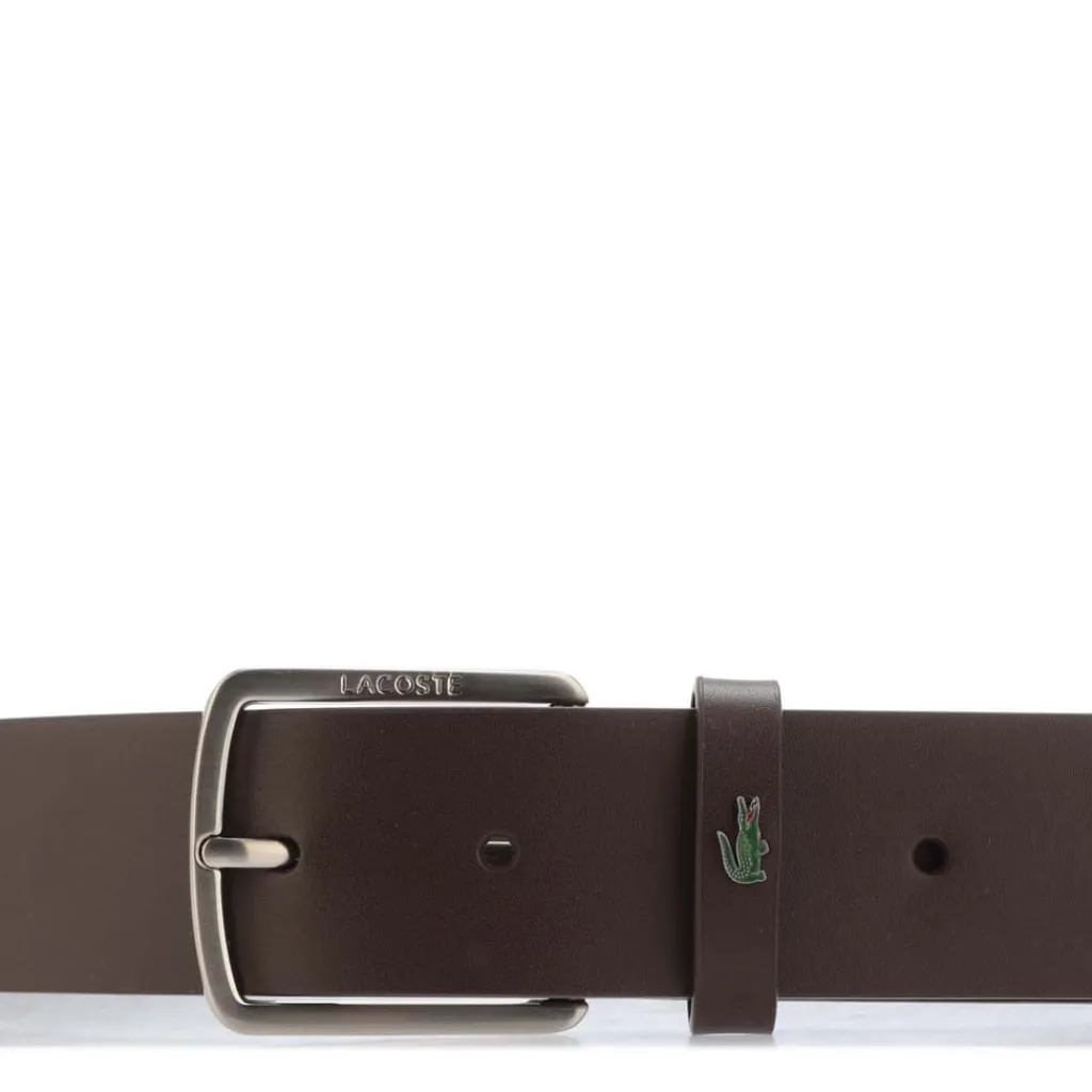Belts*Lacoste Leather Goods Belt in Brown