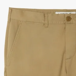 Trousers*Lacoste Lightweight Slim-Fit Stretch Pants in Beige