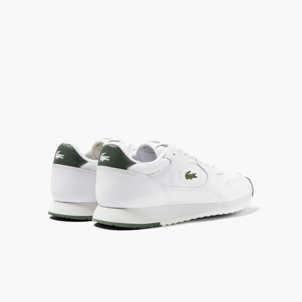 Trainers*Lacoste Line Track Low Top Running Sneakers in White