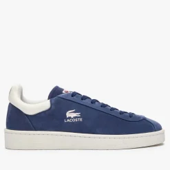 Trainers|Footwear*Lacoste Lineshot Leather Logo Trainers in Blue