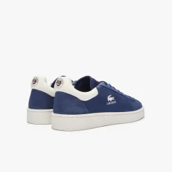 Trainers|Footwear*Lacoste Lineshot Leather Logo Trainers in Blue