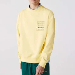 Sweatshirts*Lacoste Live Live Loose Fit Crewneck Sweatshirt in Yellow