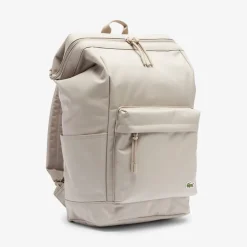 Bags*Lacoste Logo Backpack in Beige