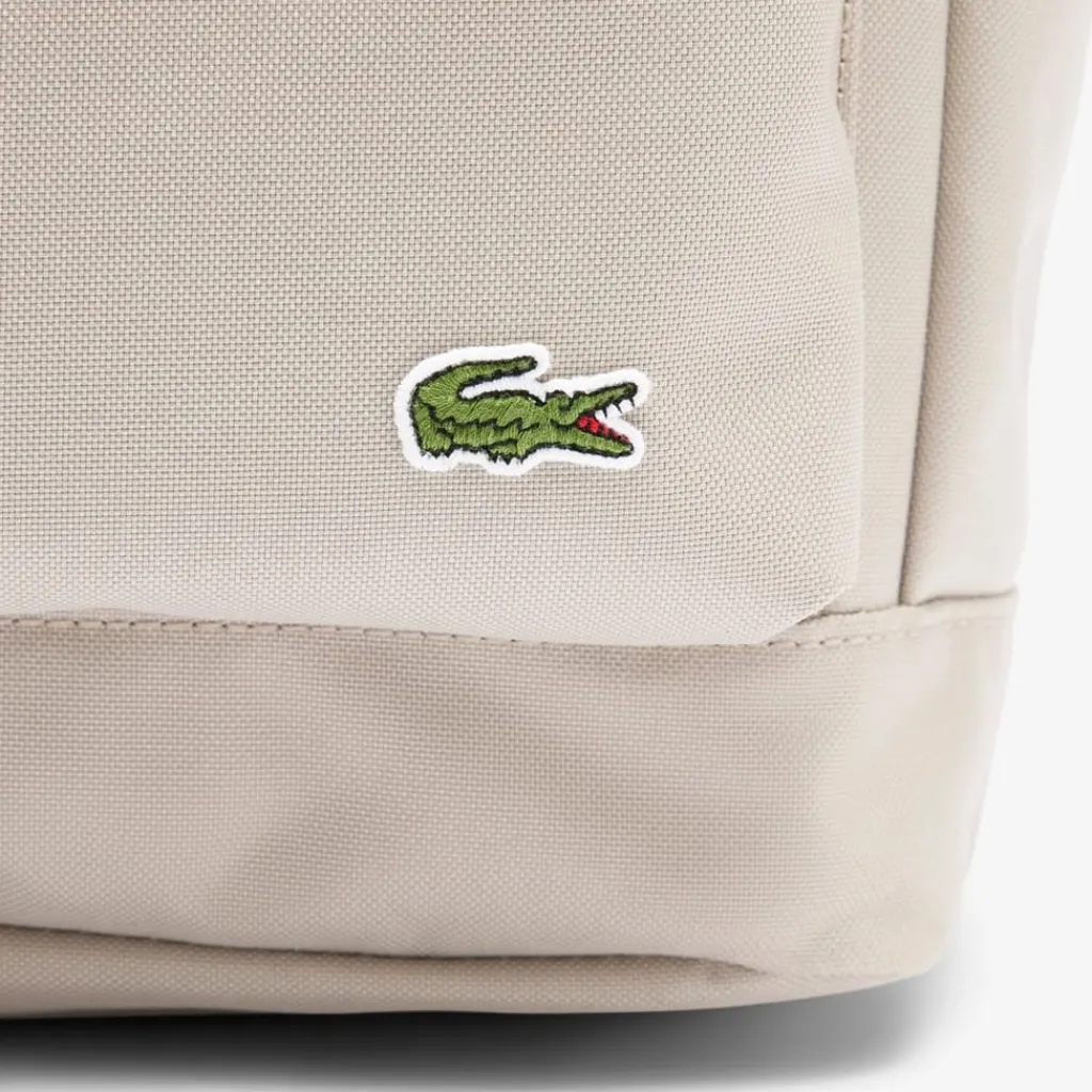 Bags*Lacoste Logo Backpack in Beige