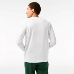 T-Shirts And Vests*Lacoste Logo Long Sleeve T-Shirt in White