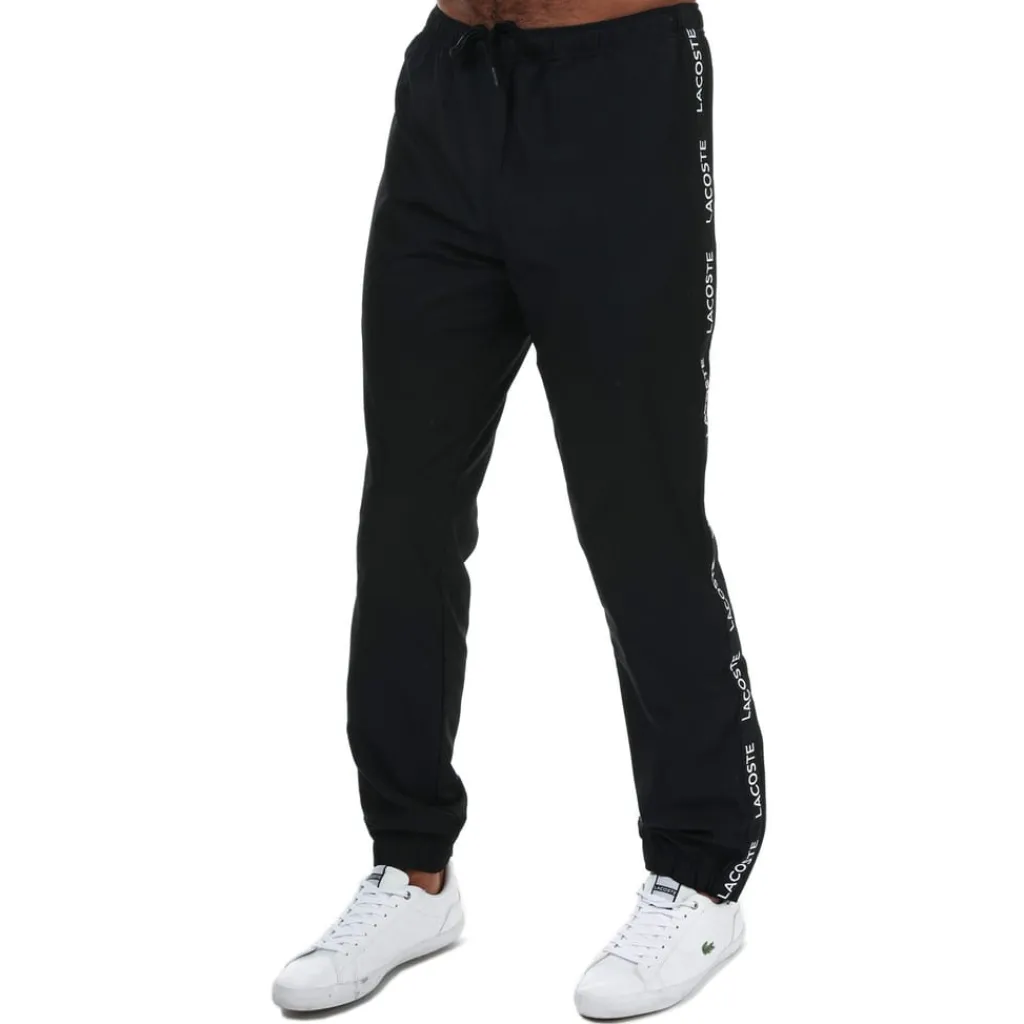 Underwear And Socks|Trousers*Lacoste Logo Tape Track Pants in Black