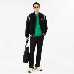 Sweatshirts*Lacoste Loose Fit Badge Accent Fleece Sweatshirt in Green