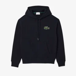 Sweatshirts*Lacoste Loose Fit Fleece Hoodie in Black