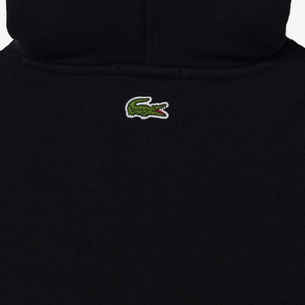 Sweatshirts*Lacoste Loose Fit Fleece Hoodie in Black