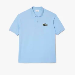 Polo Shirts*Lacoste Loose Fit L.12.12 Piqué Polo Shirt in Blue