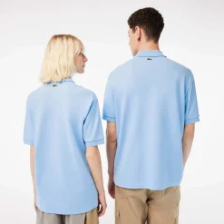 Polo Shirts*Lacoste Loose Fit L.12.12 Piqué Polo Shirt in Blue
