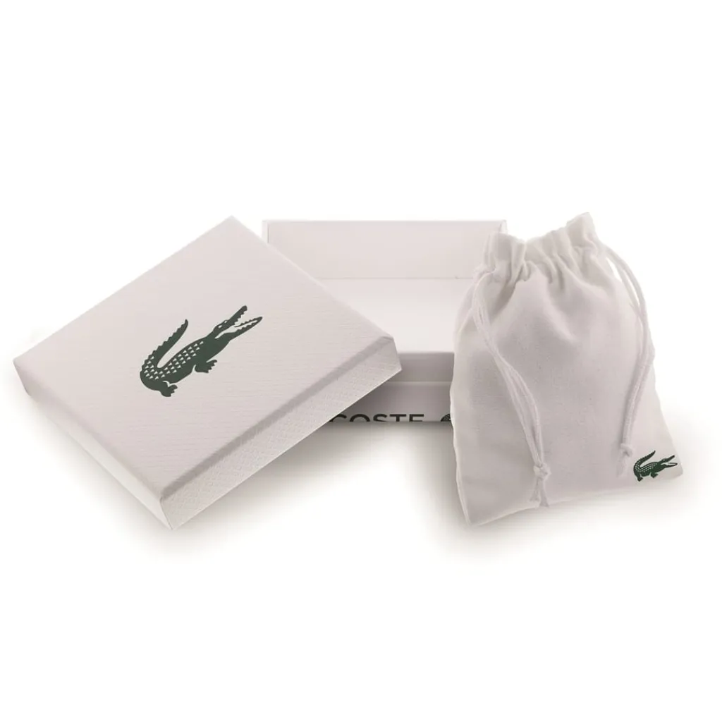 Jewellery-Watches*Lacoste Mens Fence Enamel Bracelet in Gold
