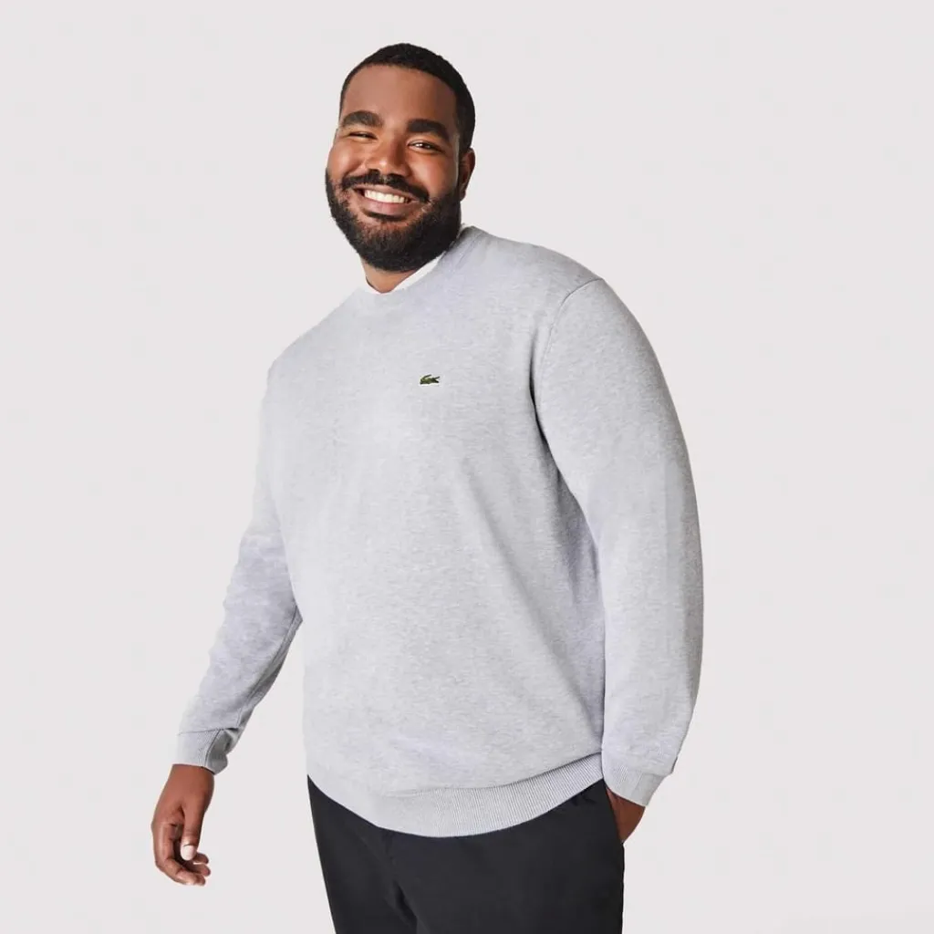 Knitwear*Lacoste Mens Knitted Jumper in Grey