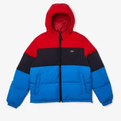Coats And Jackets*Lacoste Mens Lightweight Water-Resistant Puffer Jacket in Red