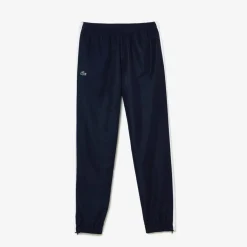 Tracksuits*Lacoste Mens Logo Stripe Tennis Sweatsuit in Navy