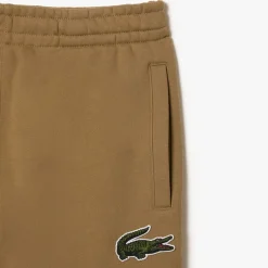 Trousers*Lacoste Organic Cotton Fleece Sweatpants in Brown