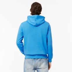 Sweatshirts*Lacoste Organic Cotton Hoodie in Blue