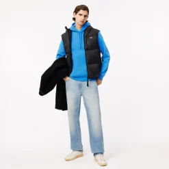Sweatshirts*Lacoste Organic Cotton Hoodie in Blue