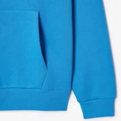Sweatshirts*Lacoste Organic Cotton Hoodie in Blue