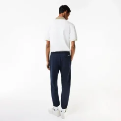 Trousers*Lacoste Organic Cotton Sweatpants in Navy