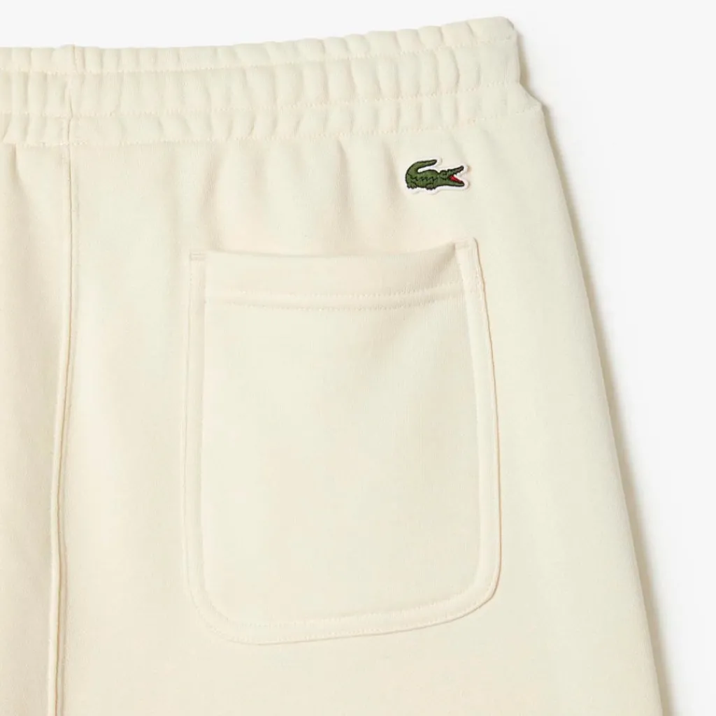 Trousers*Lacoste Organic Cotton Track Pants in Cream
