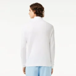 T-Shirts And Vests*Lacoste Organic Cotton Turtleneck T-Shirt in White