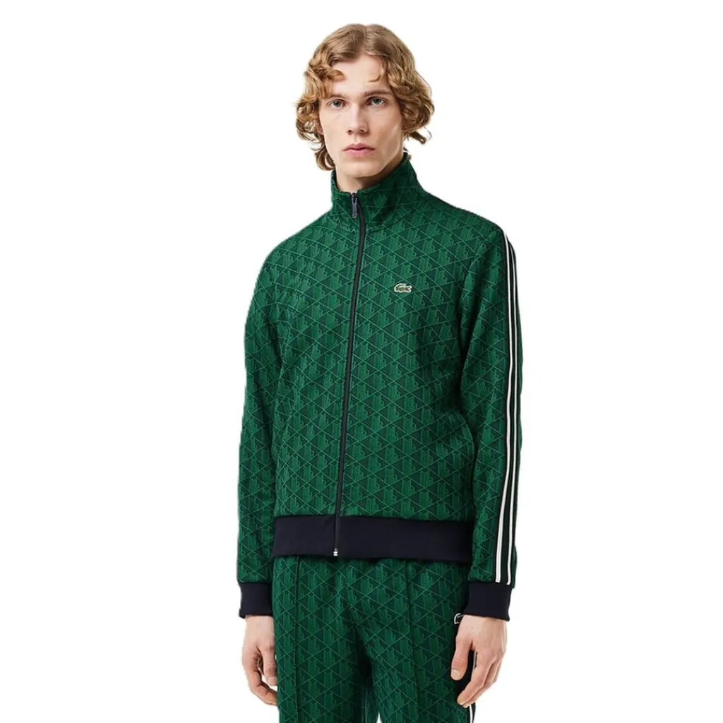 Tracksuits*Lacoste Over Print Tracksuit Top in Multi