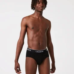 Underwear And Socks*Lacoste Pack Briefs in Black