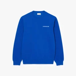 Sweatshirts*Lacoste Piqué Badge Accent Sweatshirt in Blue
