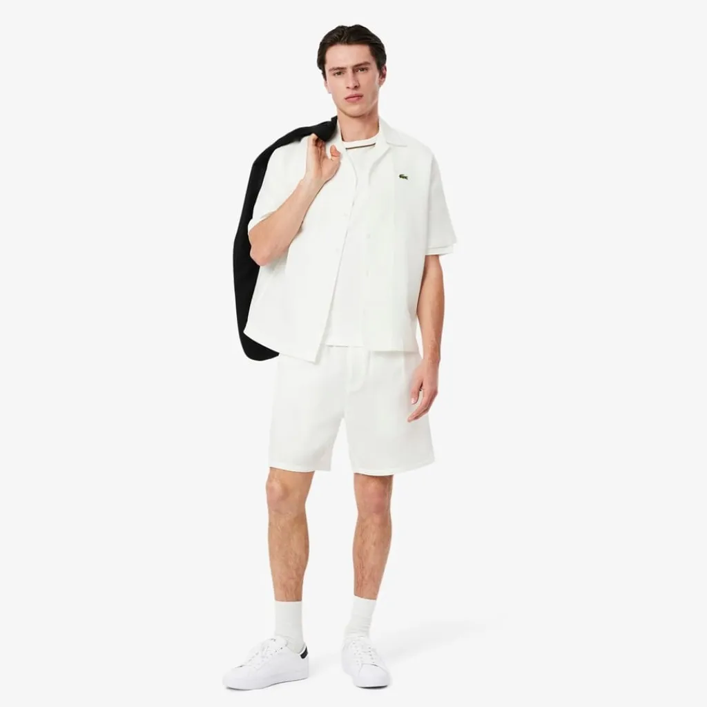 Trainers*Lacoste Powercourt Low Top Crocodile Print Sneakers in White