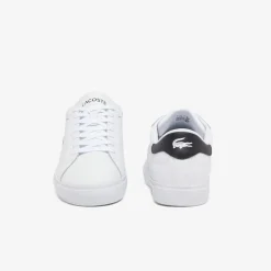 Trainers*Lacoste Powercourt Low Top Crocodile Print Sneakers in White